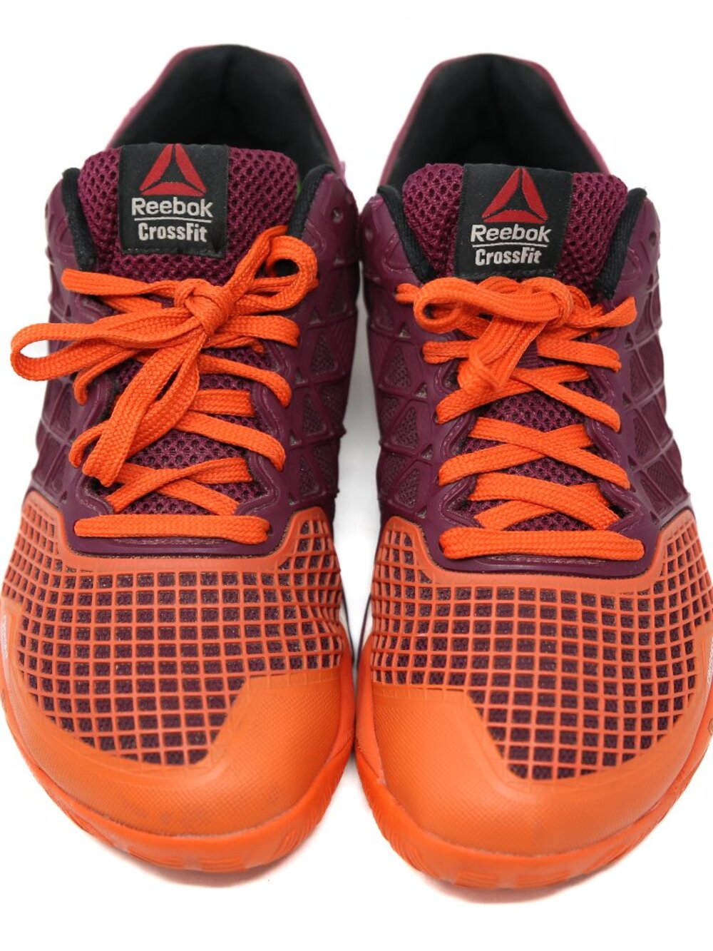 Reebok Crossfit Nano 4.0 CF74 Women's 8.5 Orange Purple Training Shoe EUC